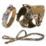 Large Dog Harness & Leash Set – Training & Walking Vest with Collar for German Shepherd, Malinois & Medium/Large Dogs