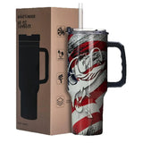 Sea Turtle 40 oz Stainless Steel Insulated Tumbler – Wide Mouth, Splash-Resistant Lid & Eco Friendly Gift for Her