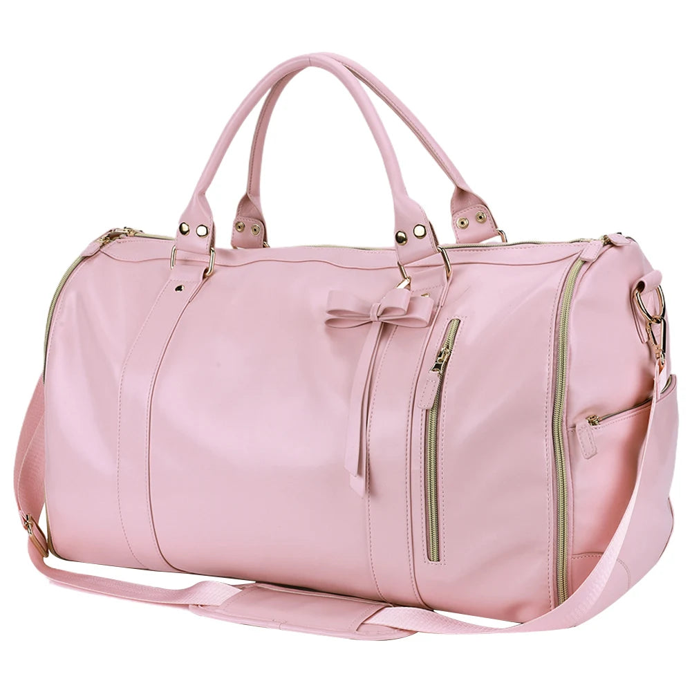 Convertible travel garment duffle bag – large-capacity suit bag with multi-pockets, carry-on design for business trips