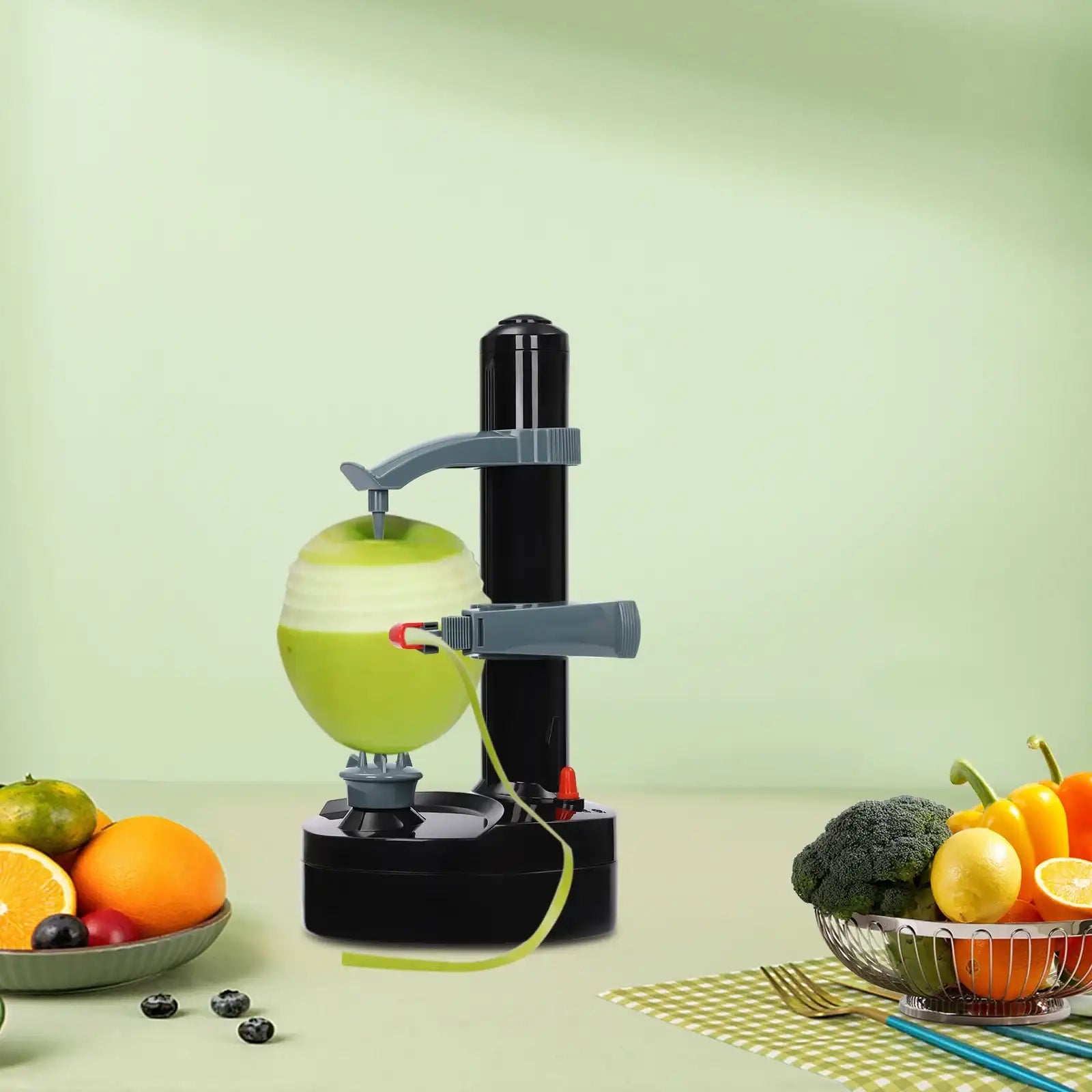 Automatic Electric Vegetable & Fruit Peeler – Stainless Steel Multi-Function Kitchen Tool