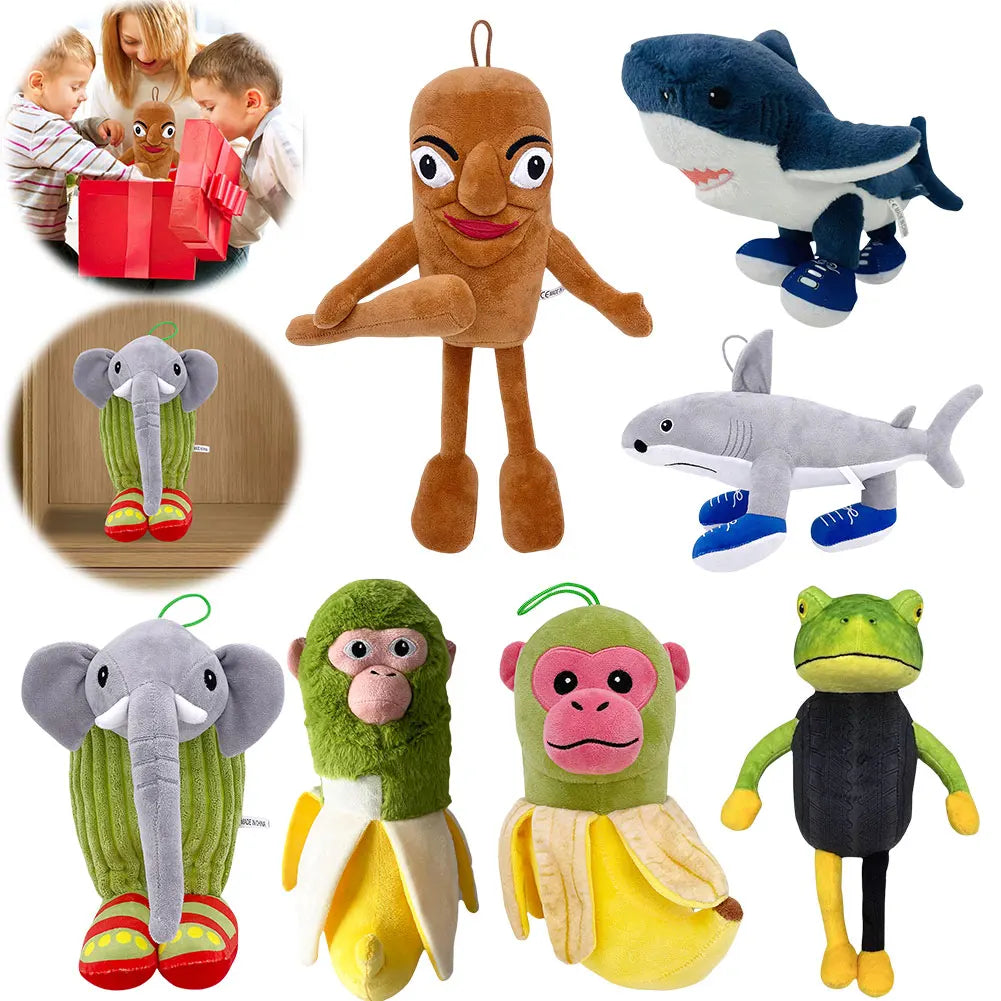 Tung Tung Sahur Tralalelo Plush Toy – Funny Italian Brainrot Meme Doll, Soft Stuffed Toy Gift for Kids, Friends & Collectors