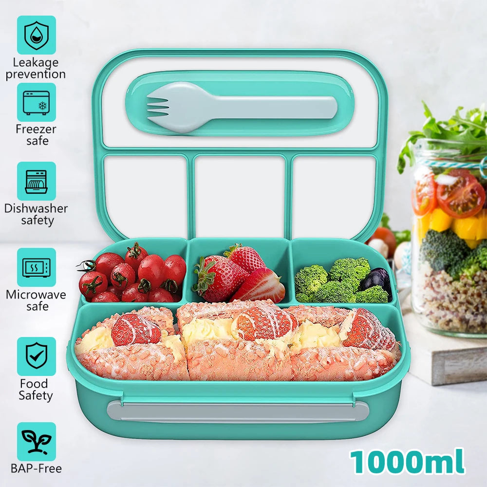1L Electric Lunch Box Food Warmer – Portable Leak-Proof Heated Lunch Container for Car & Home