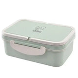 Eco-Wheat Straw Portable Lunch Box – Microwave Safe Bento Food Storage Container for Students & Camping 🍱🌾