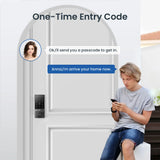 Smart Door Lock with Doorbell – Keyless Bluetooth Deadbolt, Auto Lock, APP Control for Secure Front Door Access 🔒📱