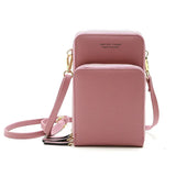 Dollver Crossbody Leather Purse – Large Capacity Wallet Shoulder Bag with Adjustable Strap, Phone Bag & Zipper Pocket
