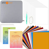 HTVRONT Heat Press Accessories Kit (52pcs) – Sublimation & T-Shirt Printing Starter Set for Cricut, HTV & DIY Clothing