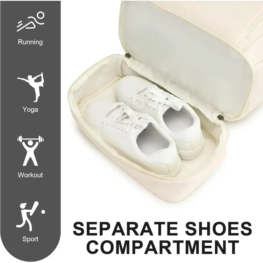 “Advanced Gym Backpack with Shoe Compartment & USB Charging – Waterproof Lightweight Daypack”