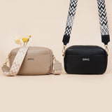 Women’s Solid Color Mobile Phone Crossbody Bag – Small Square Multi-Functional Shoulder Purse with Zipper & Large Capacity