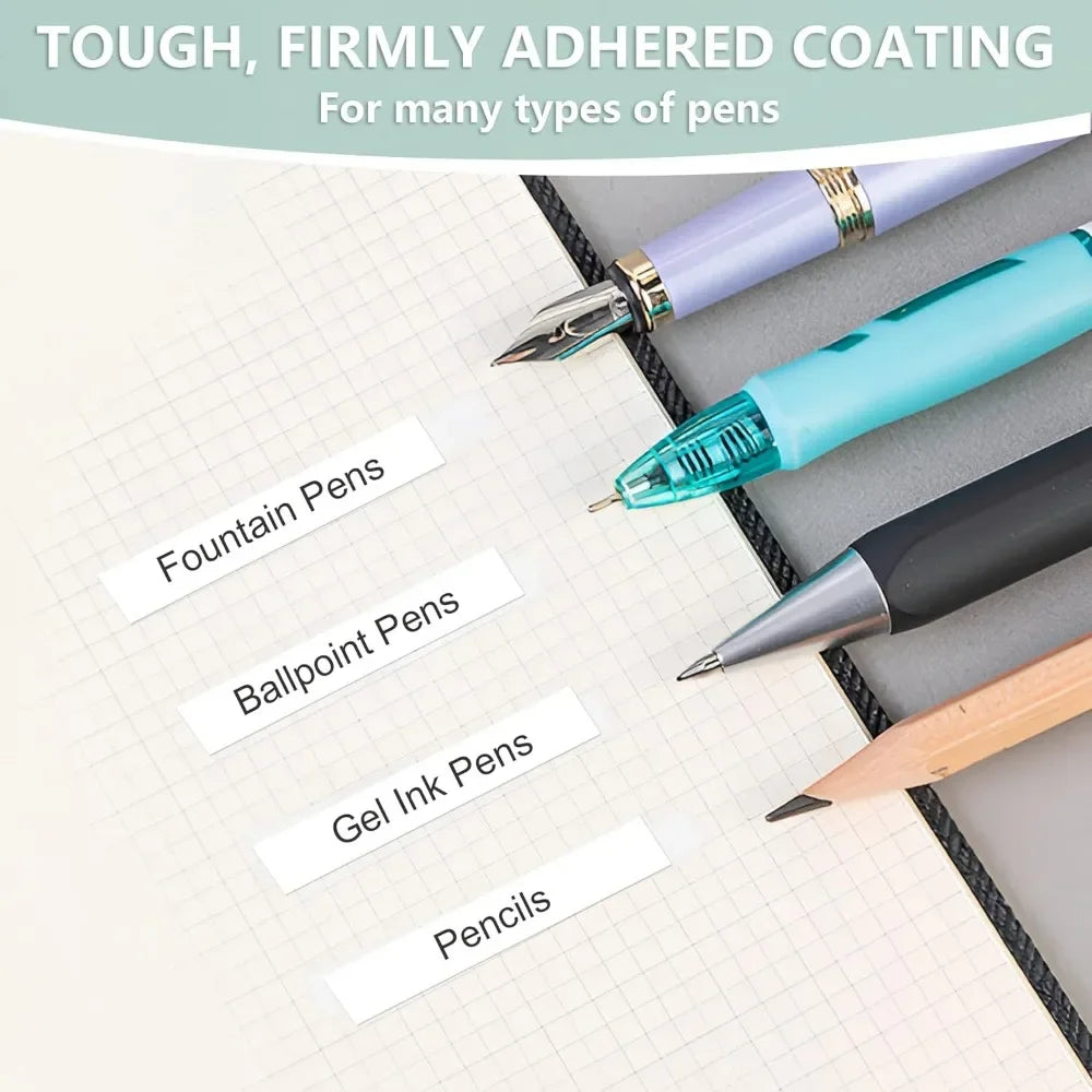 White Calibration Tape with Cute Pen Applicator – Quick Drying Japanese White-Out