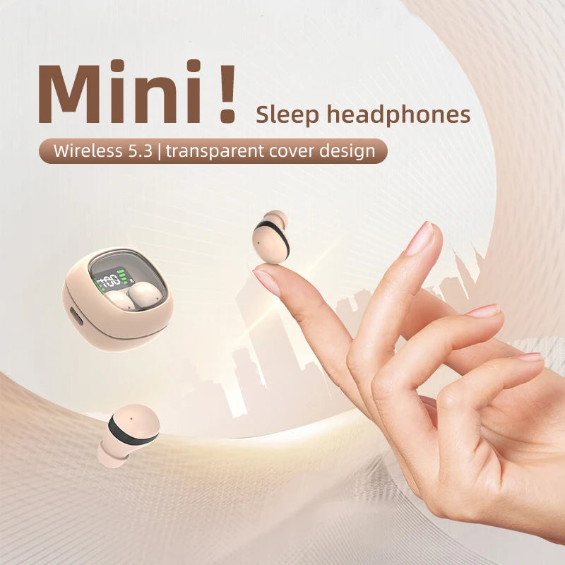 SK TWS Mini Bluetooth Wireless Earphones – HiFi Stereo Sports In-Ear Earbuds with Mic