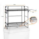 2-Tier Stackable Stainless Steel Storage Rack – Space-Saving Organizer for Bathroom & Kitchen