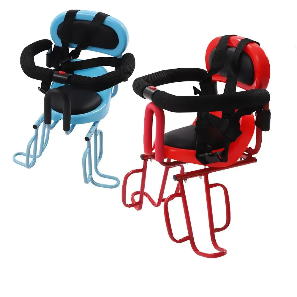 Lixada Universal Bike Child Safety Seat – Bicycle Child Safety Seat with Safety Fence, Foot Pedals & Seat Belt for Baby/Toddler