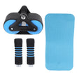 SpringBack Ab & Push-Up Roller Set – Quiet Core & Upper-Body Training Wheels (Blue) 🎯