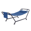 Belden Park® Polyester Hammock with Stand & Matching Pillow – Outdoor Relaxation Lounge
