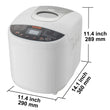 VEVOR 3 lb Bread Maker – 15-in-1 Dough Machine with Non-Stick Ceramic Pan & Gluten-Free Setting 🍞