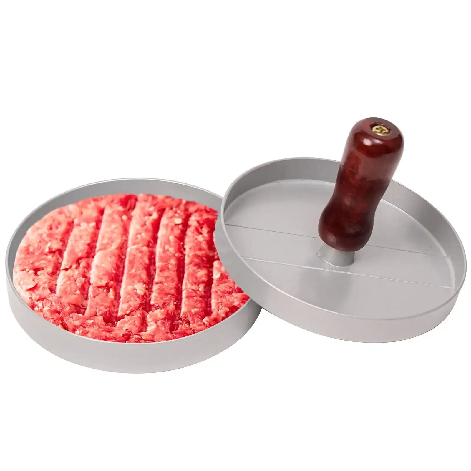 304 Stainless Steel Burger Press & Patty Maker – Perfect for Thin Burgers & DIY Patties