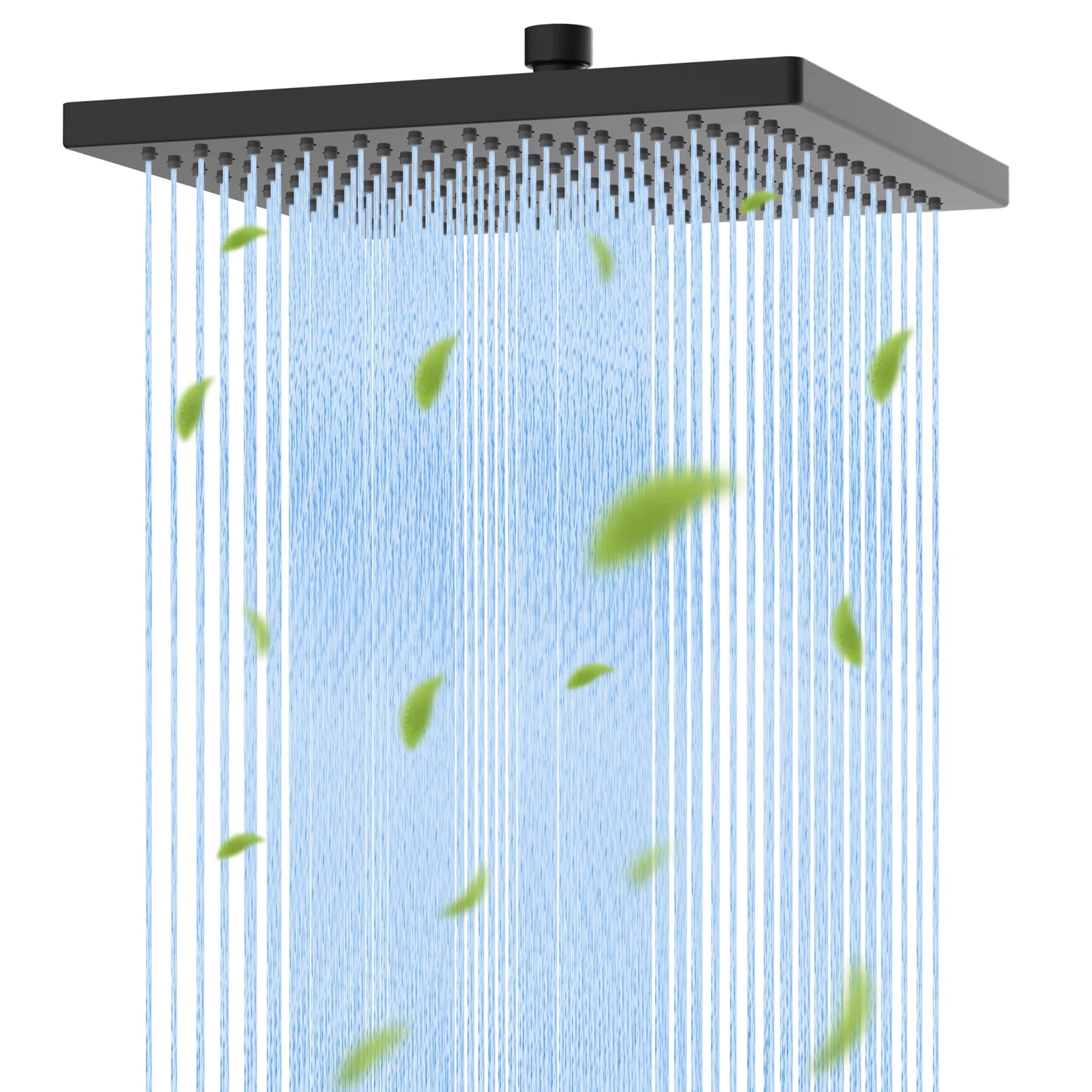 Rain Shower Head – 12″ Square High-Pressure Rainfall Shower with Adjustable Brass Joint
