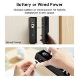 ZUMIMALL Dual-Lens Video Doorbell – Wireless/Wired Smart Doorbell with Battery & Chime, 2-Way Audio, Voice Changer & Home Security Camera
