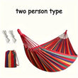 Outdoor Multi-Functional Hammock – Colorful Anti-Flip Garden Leisure Hammock with Tree-Friendly Straps