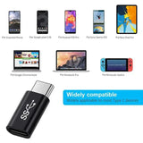 Type-C Male to Female Adapter USB-C Converter for Phone & Tablet Devices