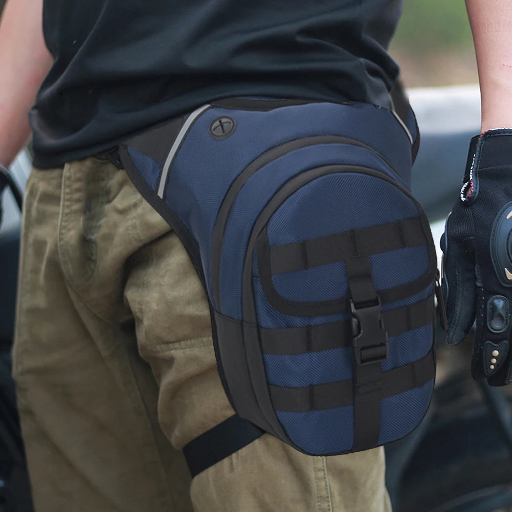 Waterproof Motorcycle Waist & Thigh Bag – Large-Capacity Drop Leg Riding Bag for Men, Outdoor Moto Travel & Adventure Gear
