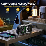 Portable 150PSI Air Pump & 7000A Car Jump Starter Power Bank