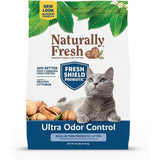 Naturally Fresh Cat Litter – Walnut Shell Multi-Cat Formula, Ultra Odor Control, Unscented, Low Tracking, 26lb Bag