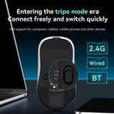 Ajazz AJ159P-MC Wireless Gaming Mouse – 56g Lightweight Design, PAW3311 Sensor, 1KHz Return Rate, Non-Porous Shell