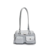 Retro Y2K Under-Arm PU Leather Bag for Women – Multi-Pocket Shoulder Tote & Casual Designer Satchel