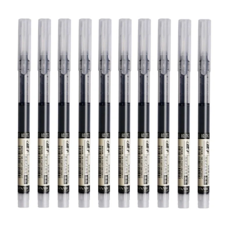 24 Pcs Straight Liquid Ball Pens ✍️ – 0.5mm Quick-Dry Gel Ink for Smooth Writing at School & Office