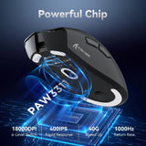 MambaSnake X Attack Shark R1 Wireless/Wired Gaming Mouse – 59g Superlight with PAW3311 Sensor, BT & 2.4G Tri-Mode Connectivity