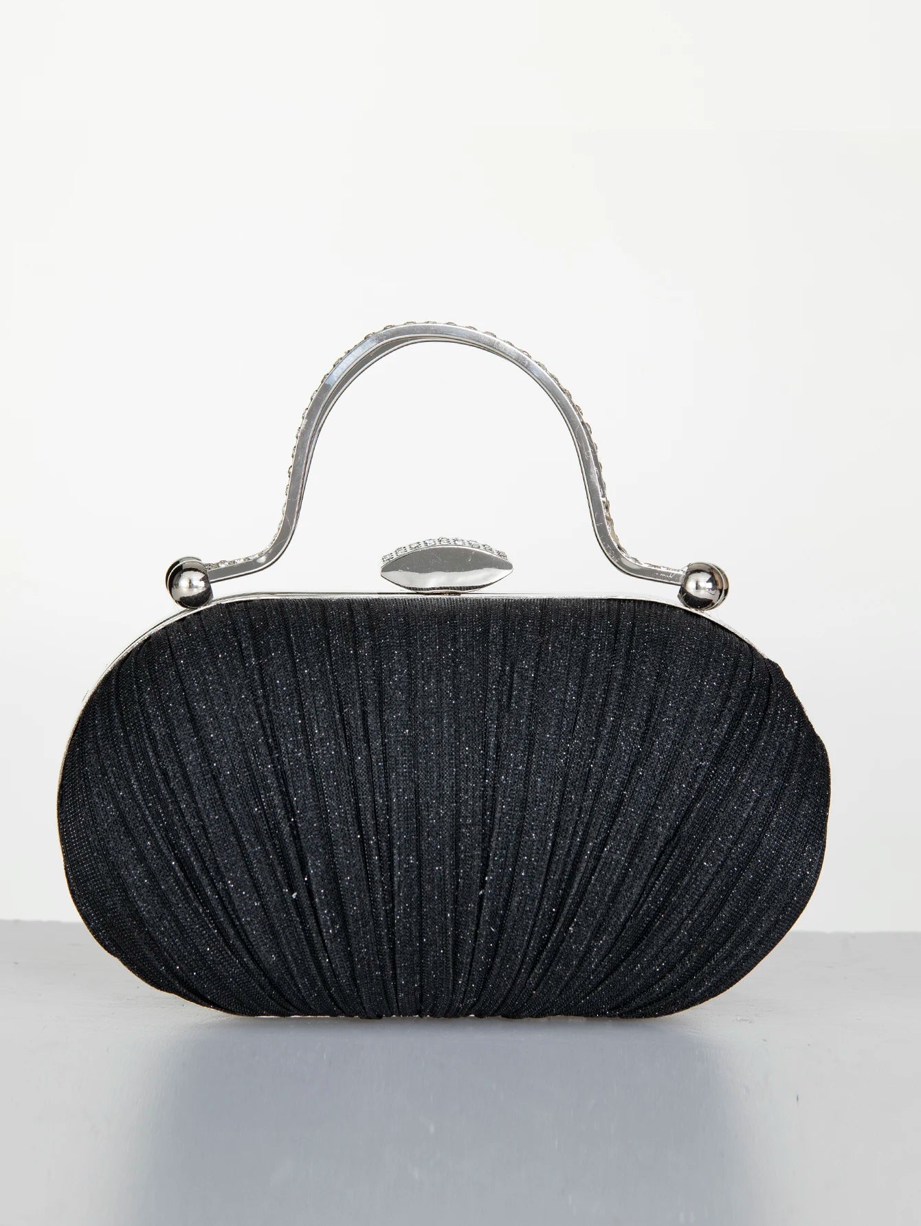 Women’s Glittery Bow Evening Bag – Sweet Chic Shoulder & Crossbody Clutch Handbag for Weddings, Parties & Special Occasions