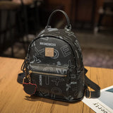 PU Leather Mini Backpack Purse for Women – Adjustable Strap Multi-Pocket Backpack for Travel & Shopping