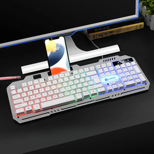 white keyboard