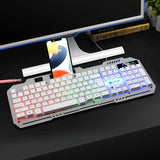 T25 Wired Keyboard & Mouse Set – LED Luminous Imitation Mechanical Tactile Gaming Keyboard with Ergonomic Mouse for PC & Laptop