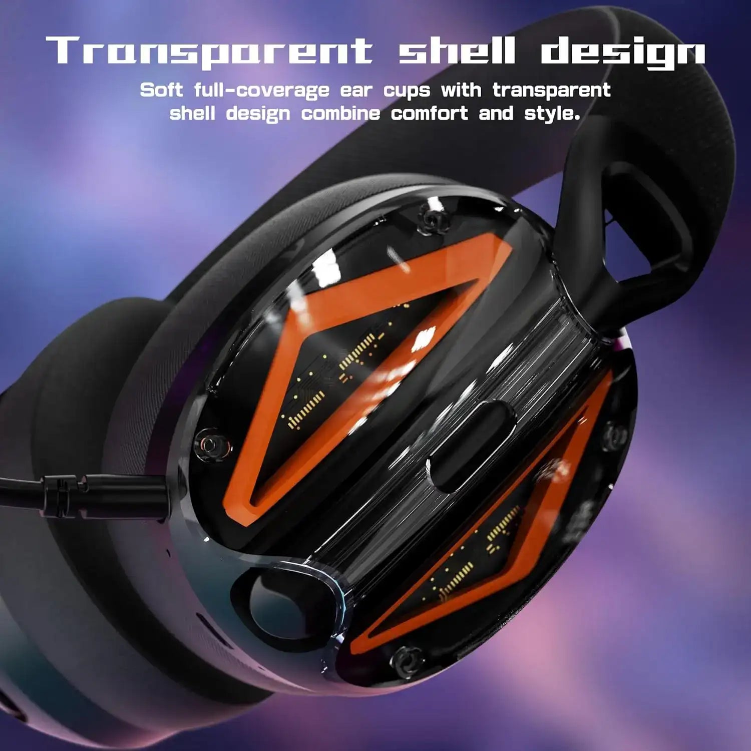 MambaSnake × Attack Shark L60 Tri-Mode Wireless Gaming Headset – 2.4 GHz / Bluetooth / Wired, 40 mm Drivers 🎧🔥