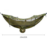 Premium Camping Hammock – Includes Built-In Mosquito Net & Sun Shade