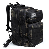 45L Tactical Outdoor Backpack — 3-Day Molle Military Rucksack for Hiking, Trekking & Camping