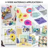 HTVRONT 3-Pack 12×12″ PVC Adhesive Cutting Mats – Mixed Colors for Cricut & DIY Machines