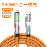 Product Title  6.6ft 4-in-1 Multi USB Charging Cable – Max 240W Fast Charger Cord with USB-A & Type-C for iPhone 16/15/14/13, iPad & Samsung