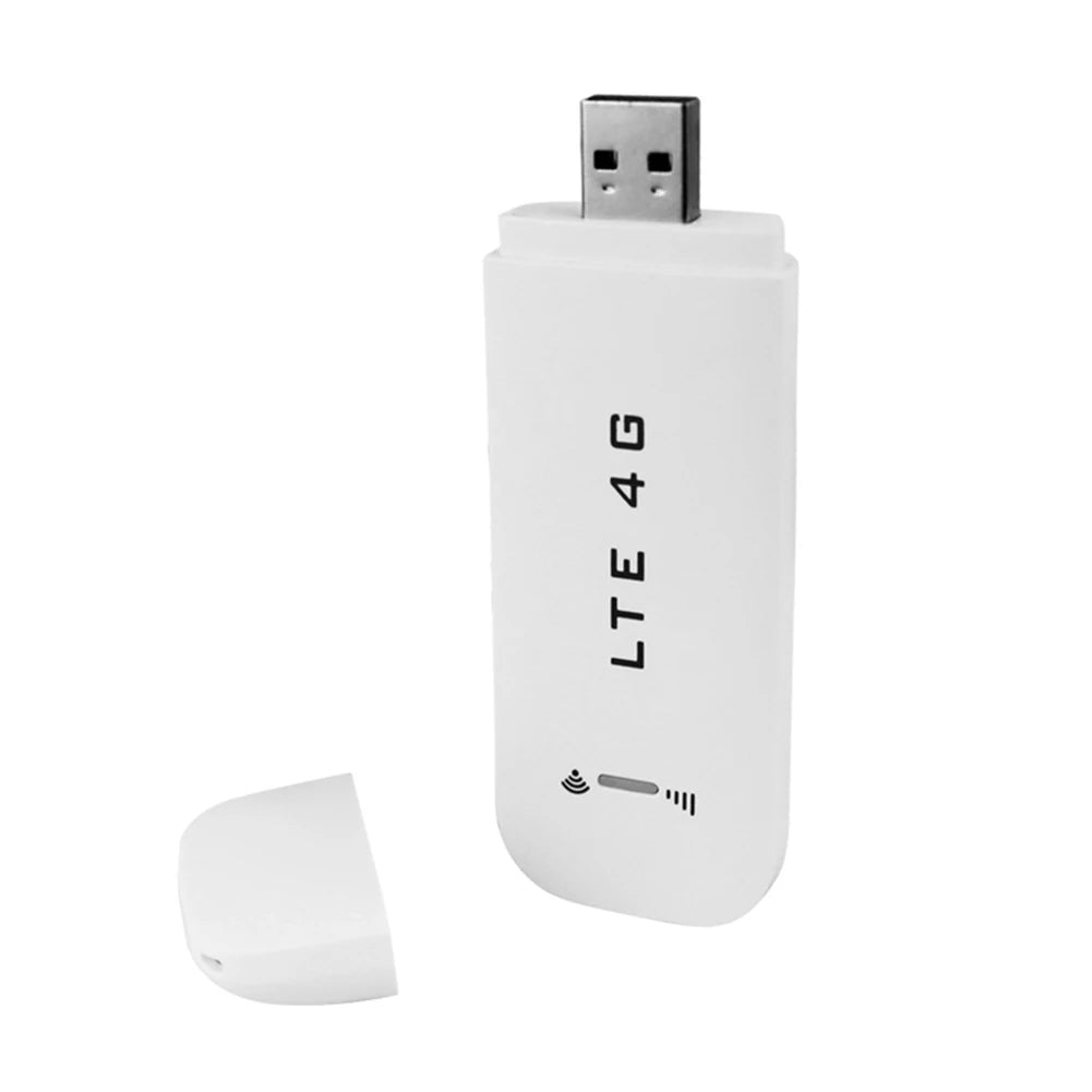 4G LTE Unlocked USB Dongle – 150Mbps High-Speed Modem Stick with SIM Card Slot & Wireless WiFi Router for Travel
