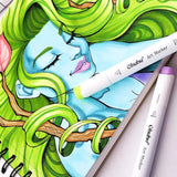 Ohuhu Spiral Bound Marker Pad – Art Sketchbook for Alcohol Markers & Watercolor, Thick Drawing Paper Notebook (Gift for School & Artists)