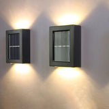 Waterproof LED Solar Wall-Mounted Lamp with Motion Sensor – Outdoor Porch, Garden, Patio & Courtyard Lighting Fixture