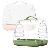 Portable Transparent Bird Carrier Backpack – Removable & Breathable Travel Cage for Cockatiel & Small Birds
