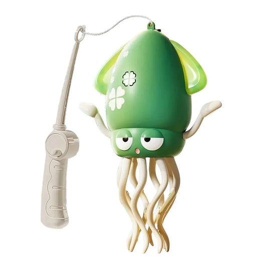 Electric Dancing Octopus Toy – 1/2PCS Cartoon Electronic Pet with Music, Lights, Anti-Stress Dancing Plush Ornament for Kids & Decor