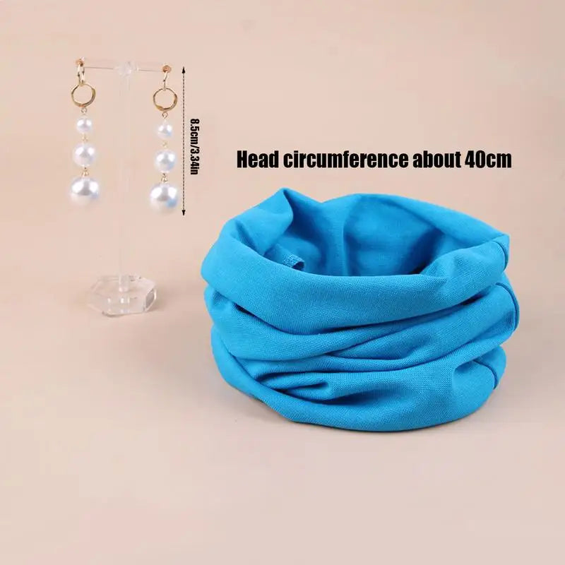 Dog Bandana & Headband Set – Pearl Earring Headdress for Party Costumes & Photo Props