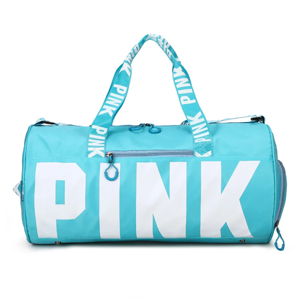 Handheld fitness gym bag – waterproof dry/wet separation sports duffel with shoe compartment & adjustable strap for outdoor football