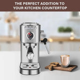 DOYOMI 20-Bar Professional Espresso Machine – Espresso Maker with Milk Frother (Commercial Quality)