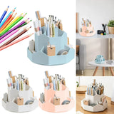 360° Rotating 9-Slot Desktop Stationery Organizer – Pen & Pencil Stand