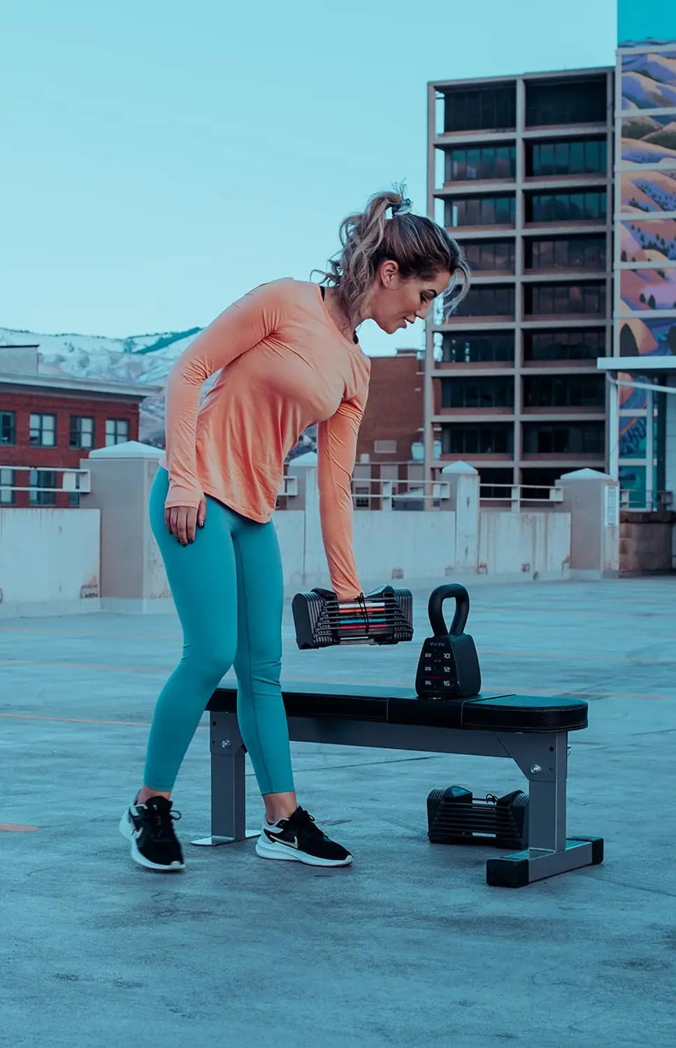 Foldable Travel Workout Bench — Compact Home Gym Bench with High-Density Foam, Quick Fold Design & Easy Storage 💪